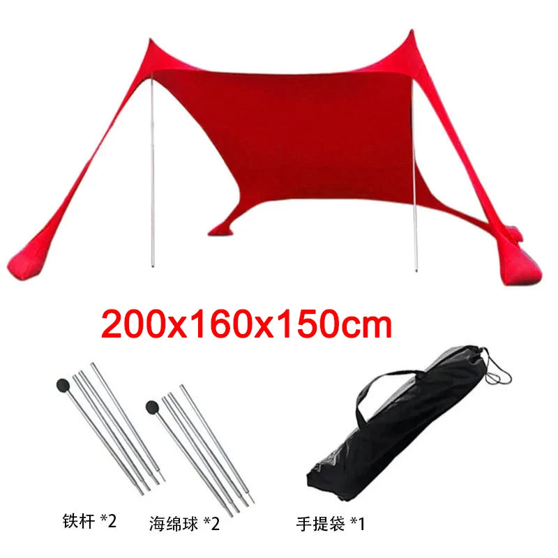 Portable Pop Up Beach Canopy Tent Sunshade For Camping
