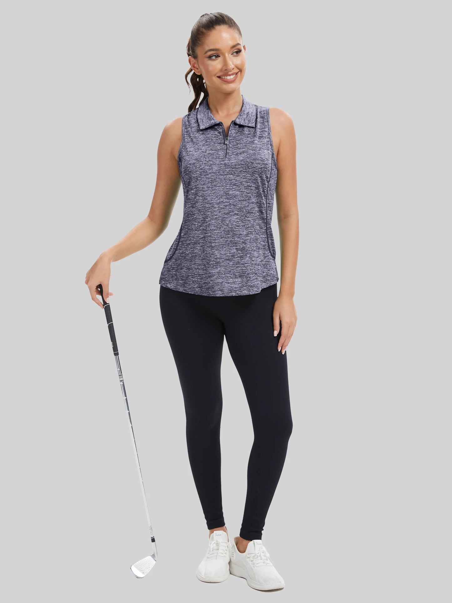 Elite Outdoor Store Sleeveless Golf Shirt Women Moisture Wicking