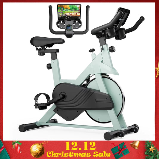 Superun Exercise Bike, 32-Level Magnetic Resistance Stationary Bikes for Home, Low Noise Workout Cycling Bike for Home