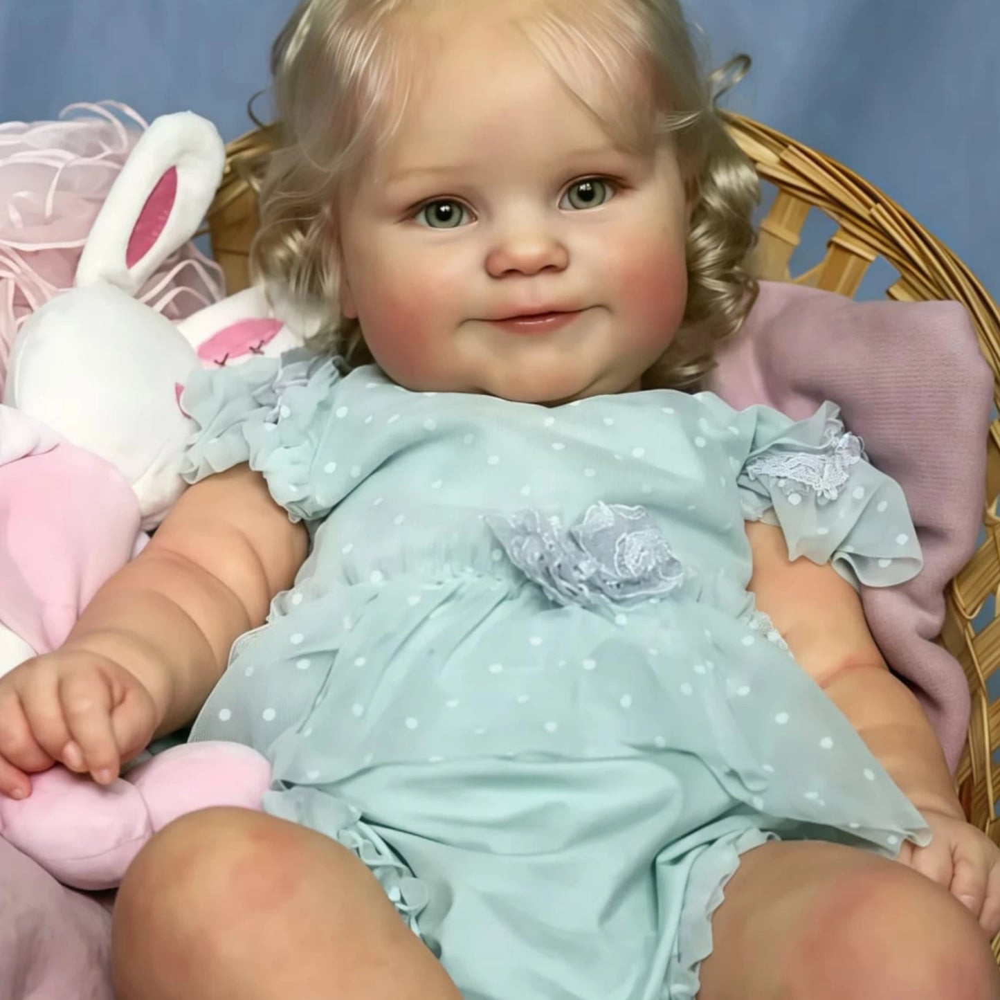 Reborn Doll Full Silicone Vinyl Girl With 3D Painted Skin Realistic Toy