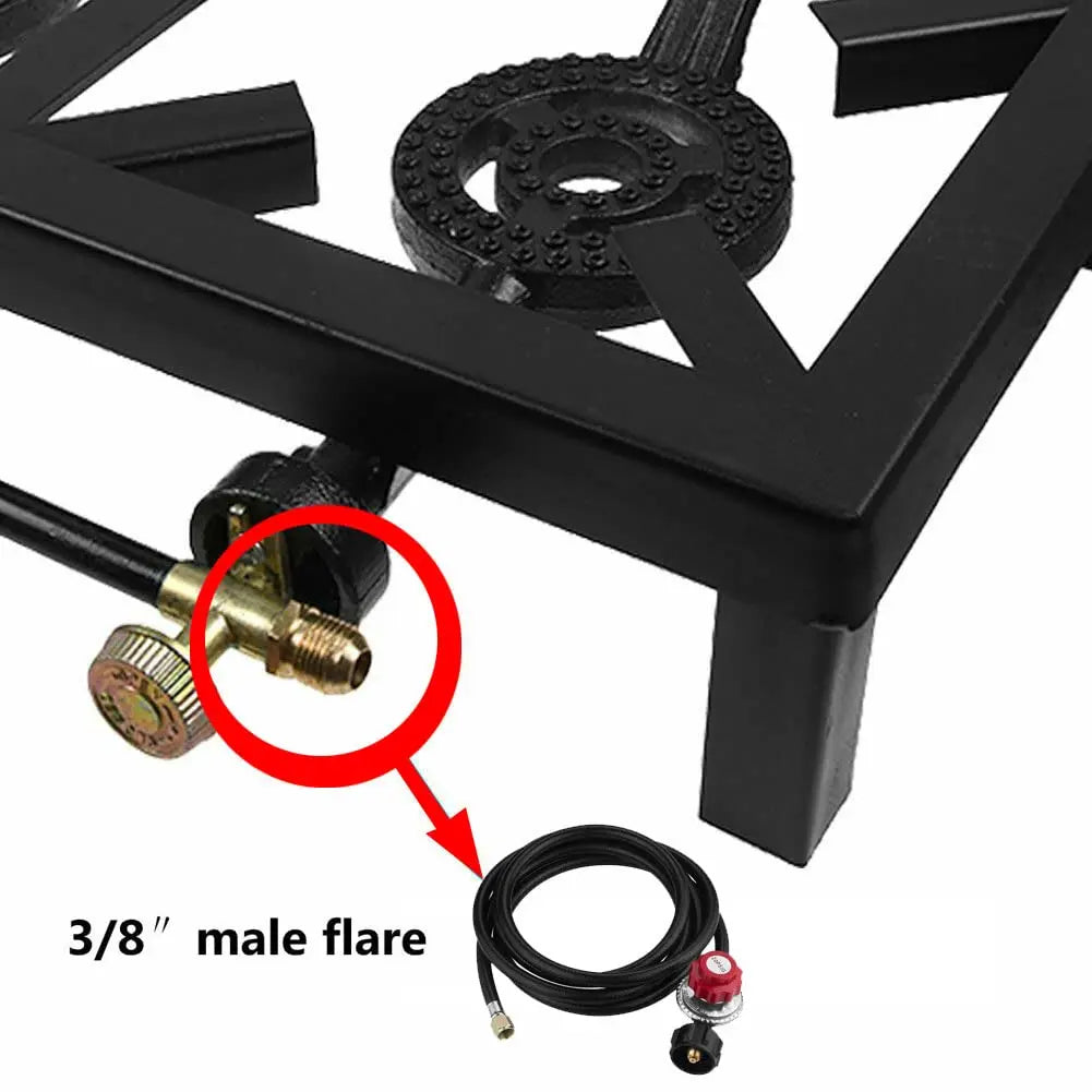 Elite Outdoor Store Cast Iron Double Burner Propane Camp Stove