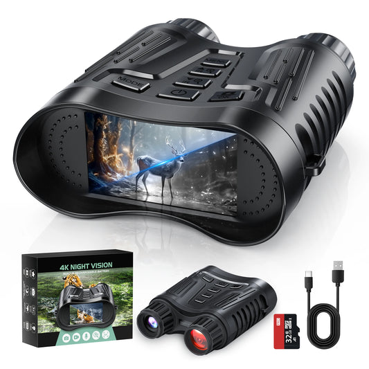 Letcmoi 8X Night Vision Binoculars UltraHighInfraredImaging StateOfTheArt 300M Range