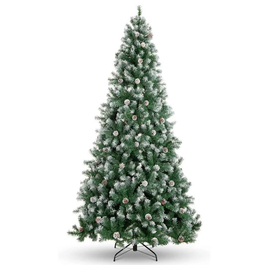 Durable Pre-Lit Artificial Christmas Tree With Bright LED Lights