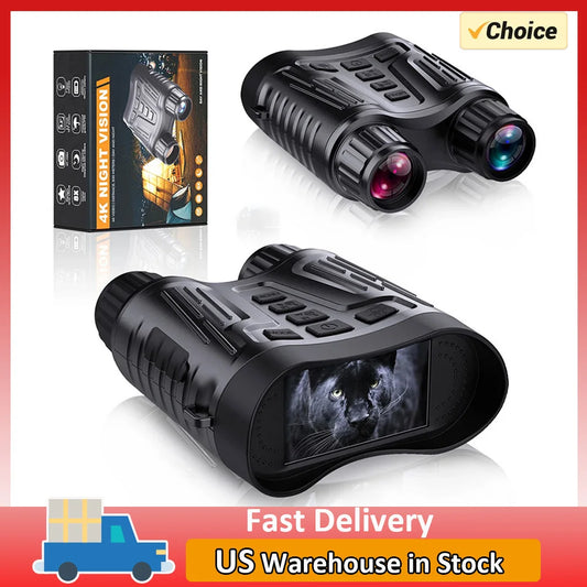 4K Night Vision Goggles Binoculars With Screen And 8x Zoom