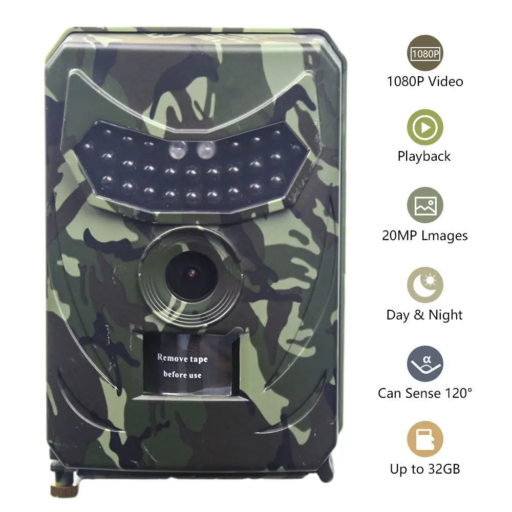 Tensdarcam Outdoor Hunting Camera 12MP Infrared Night Vision Waterproof