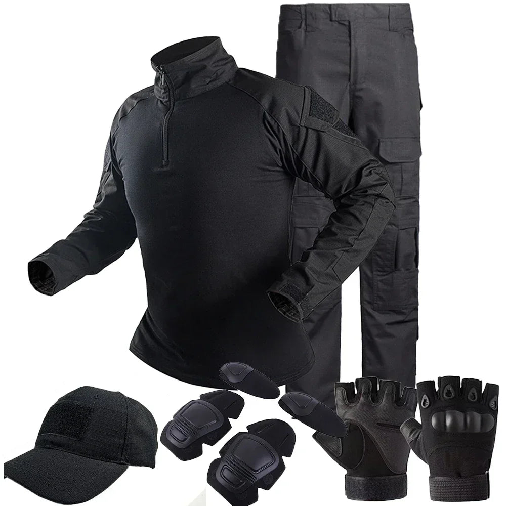 Tactical Outdoor Camouflage Uniform Set For Hunting Airsoft