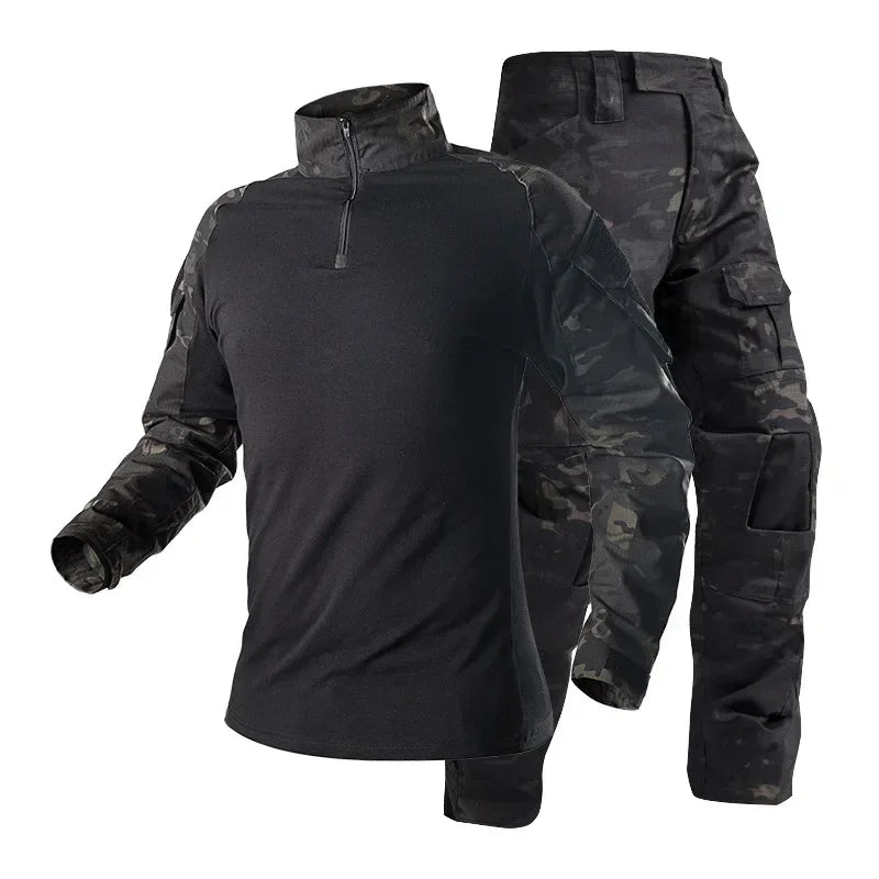 Tactical Outdoor Camouflage Uniform Set For Hunting Airsoft