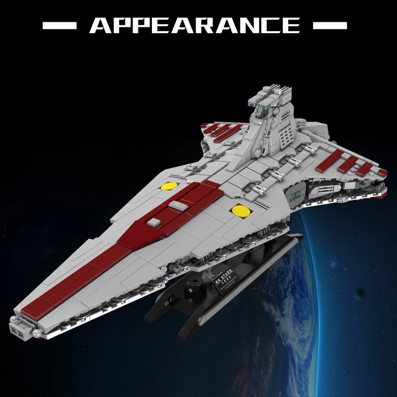 Mould King 21074 Republic Attack Cruiser Building Block Set