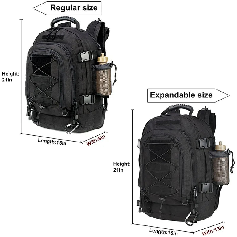 LQARMY Military Tactical Backpack MOLLE Rucksack Outdoor Travel