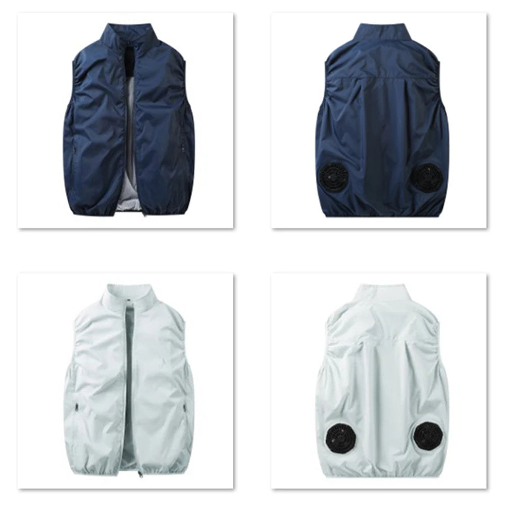 Wearable Cooling Vest With Fan For High Temperature Work