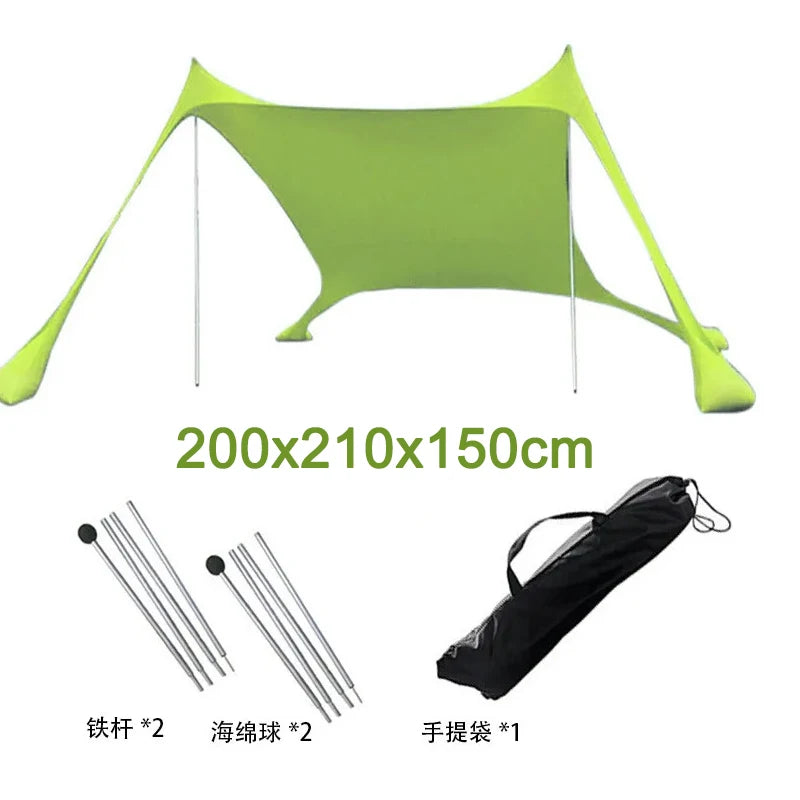 Portable Pop Up Beach Canopy Tent Sunshade For Camping