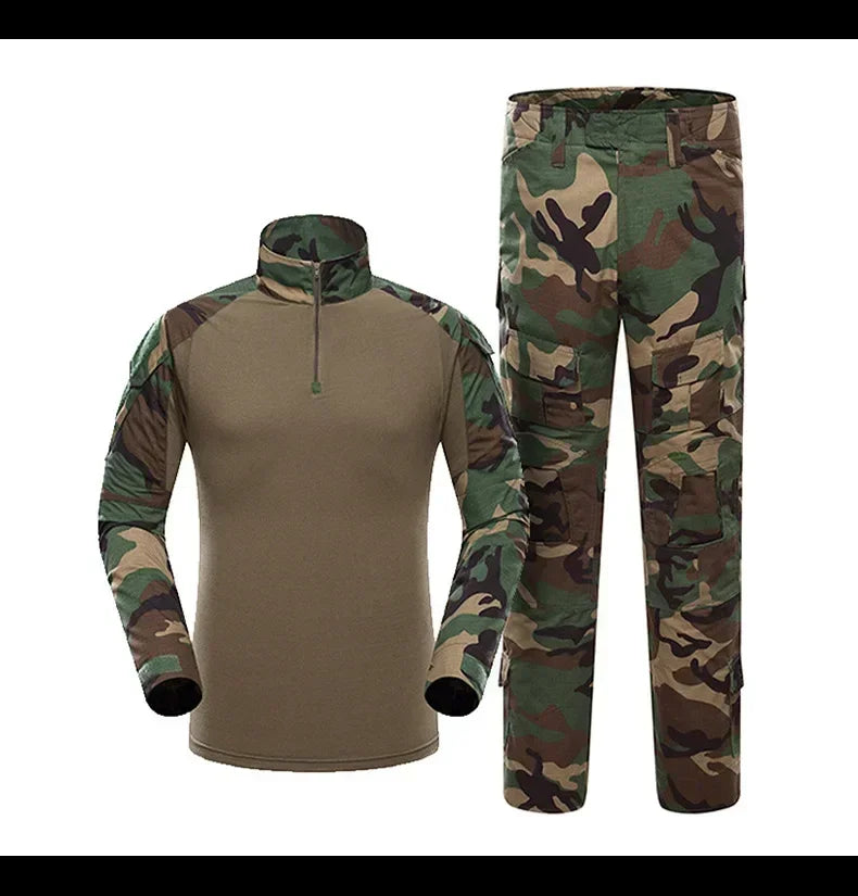 Tactical Outdoor Camouflage Uniform Set For Hunting Airsoft