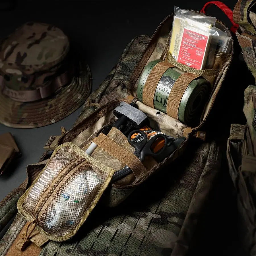XMSJ Emergency Trauma Kit IFAK Military Tourniquet CAT GEN7
