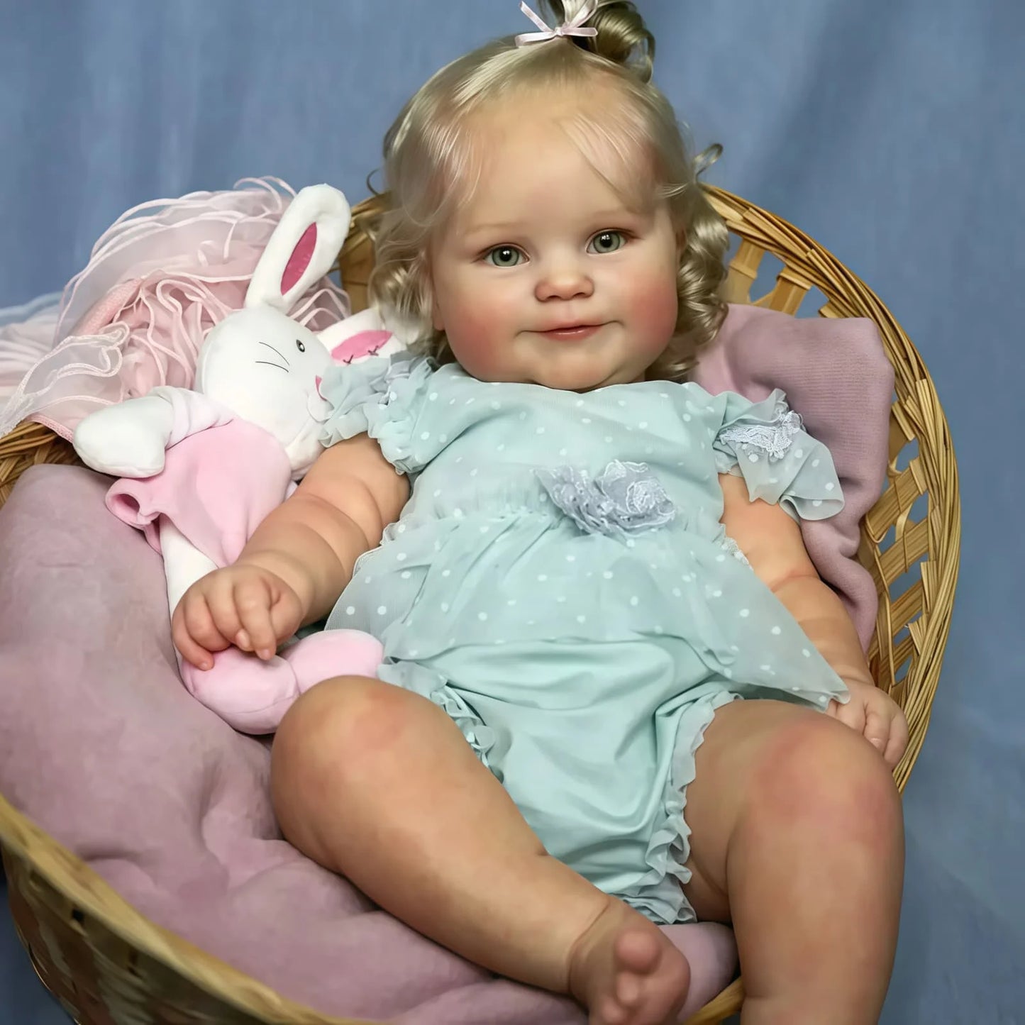 Reborn Doll Full Silicone Vinyl Girl With 3D Painted Skin Realistic Toy
