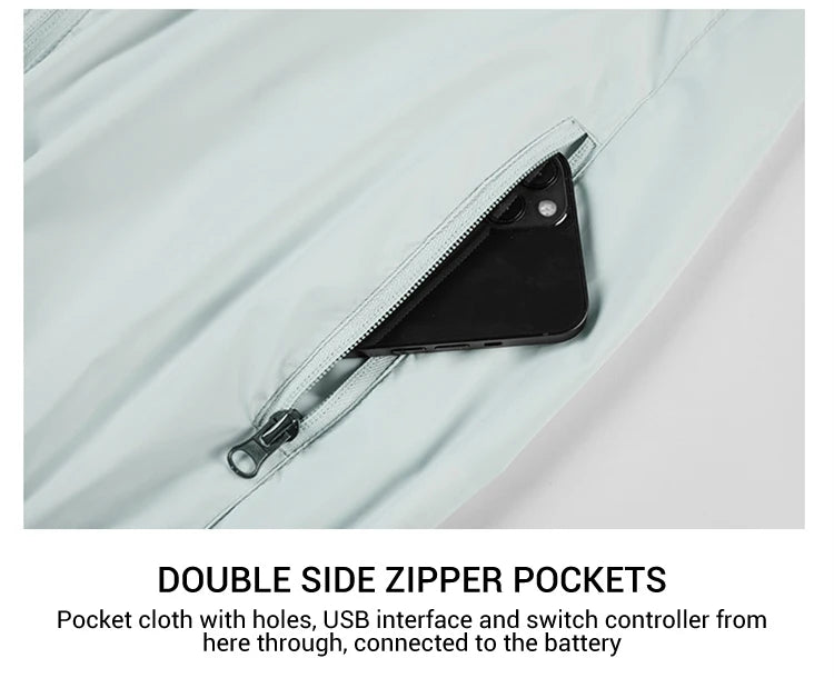 Wearable Cooling Vest With Fan For High Temperature Work
