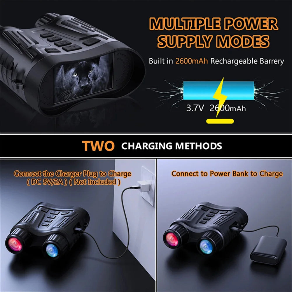 4K Night Vision Goggles Binoculars With Screen And 8x Zoom