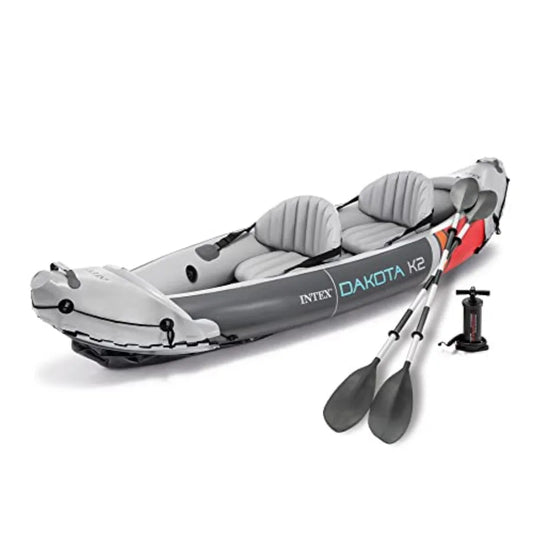 XMSJ Dakota K2 Inflatable Kayak Set With Oars Pump Kit