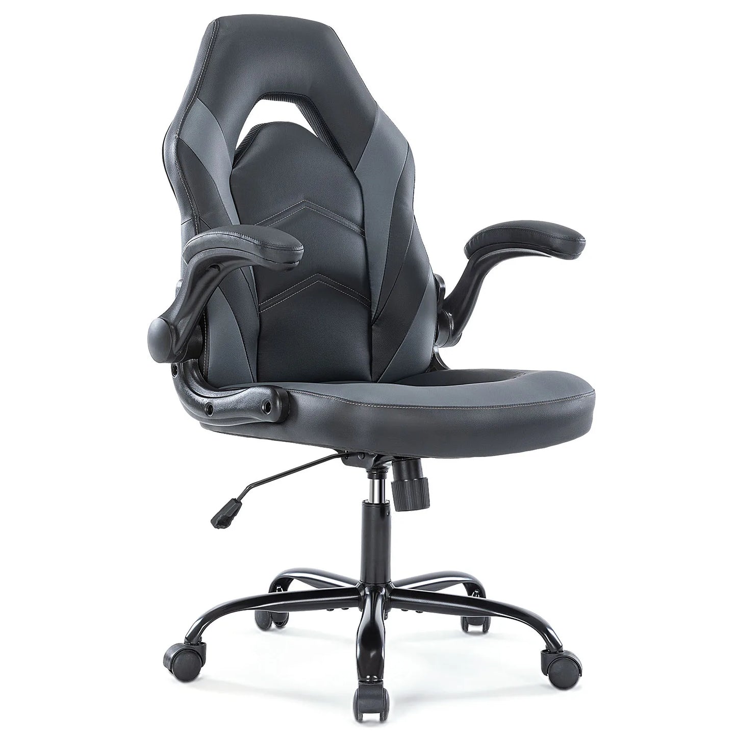 JHK Ergonomic Office Chair PU Leather Racing Chair With Armrests