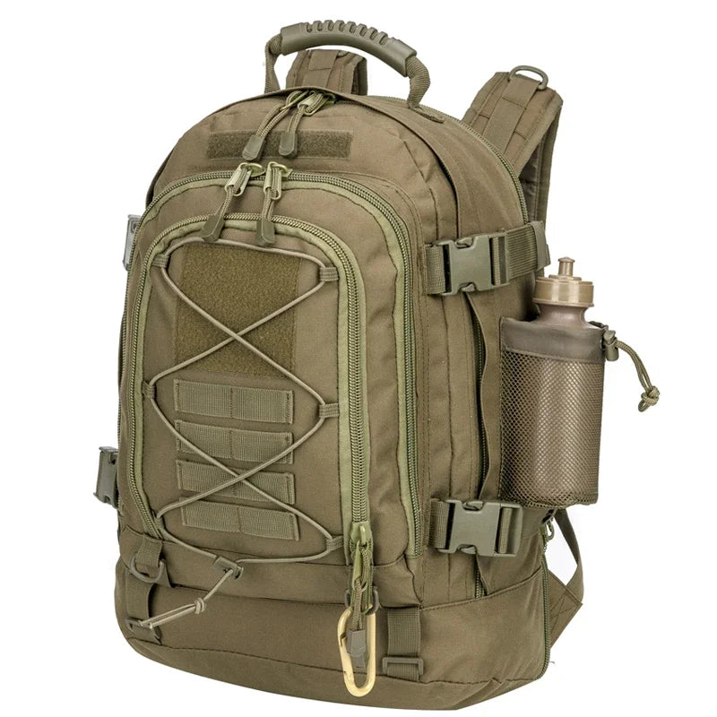 Unisex Military Tactical Backpack 56 to 75 L Large Capacity Hiking Camping
