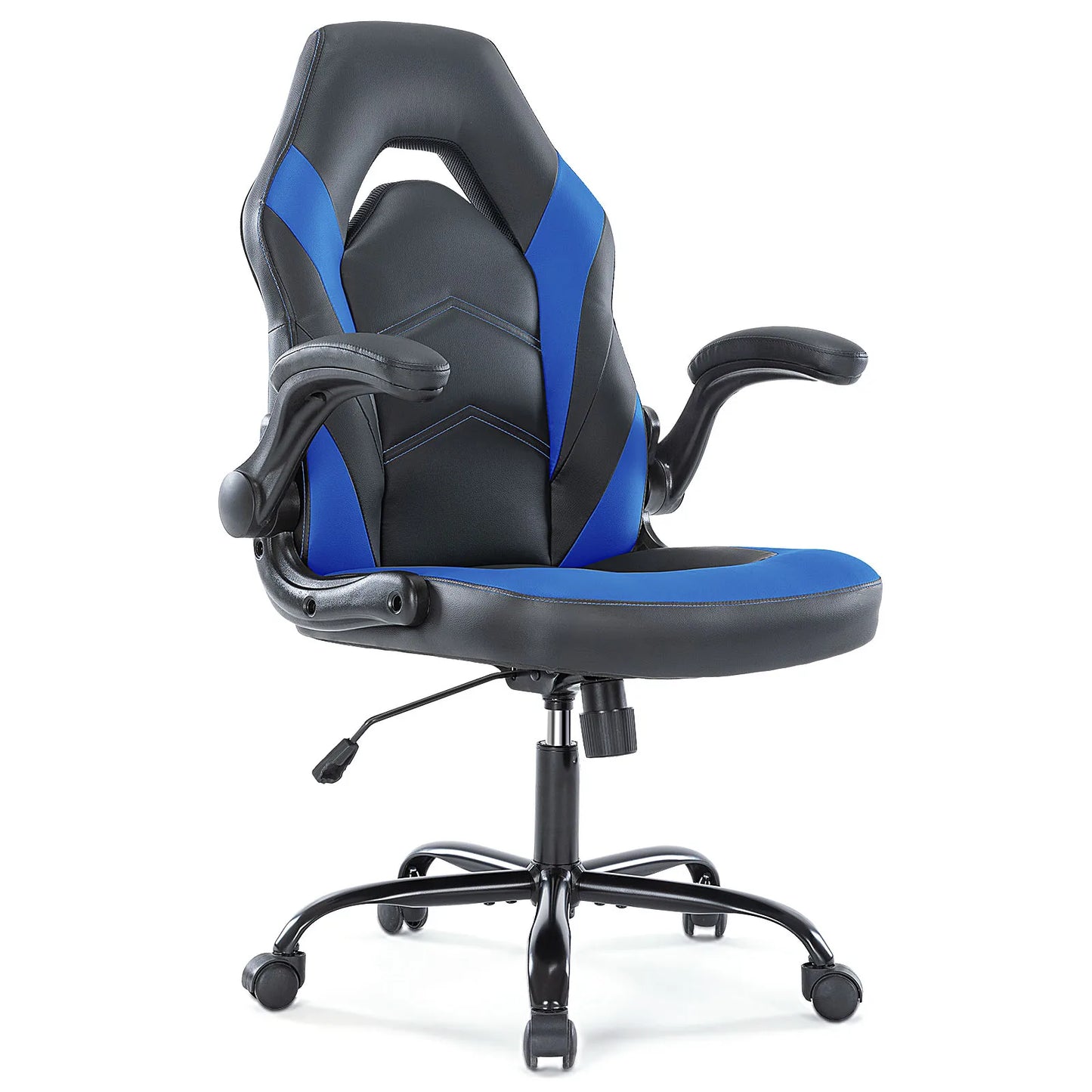 JHK Ergonomic Office Chair PU Leather Racing Chair With Armrests