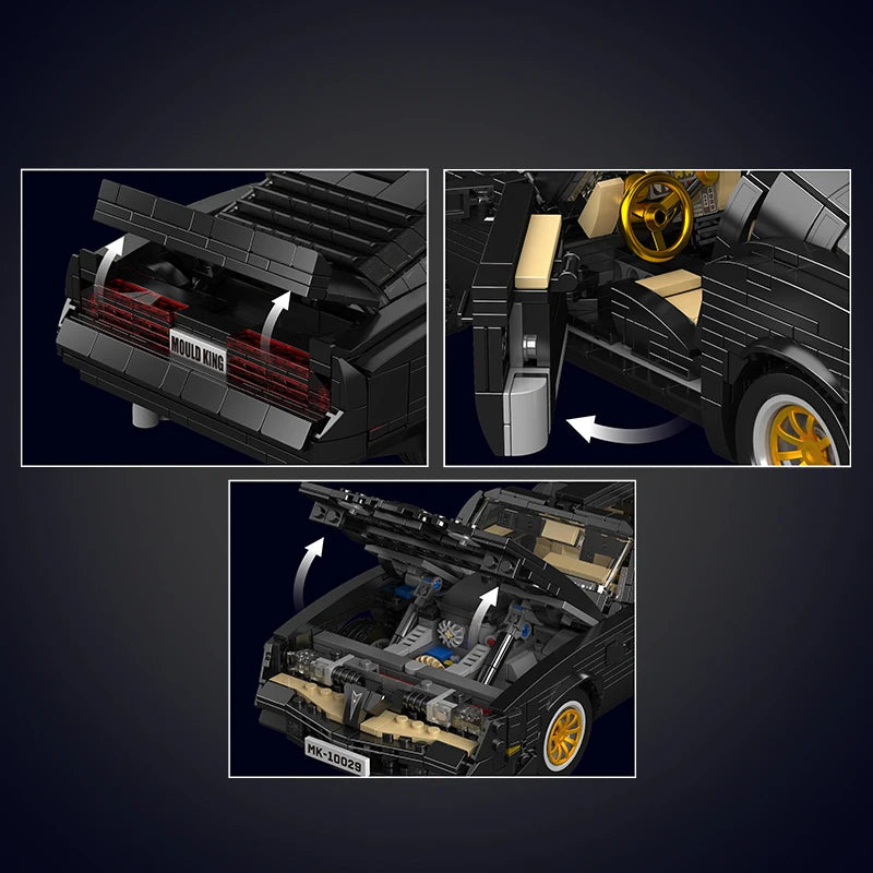 Mould King 10029 Firebird Vintage Car Building Blocks Set