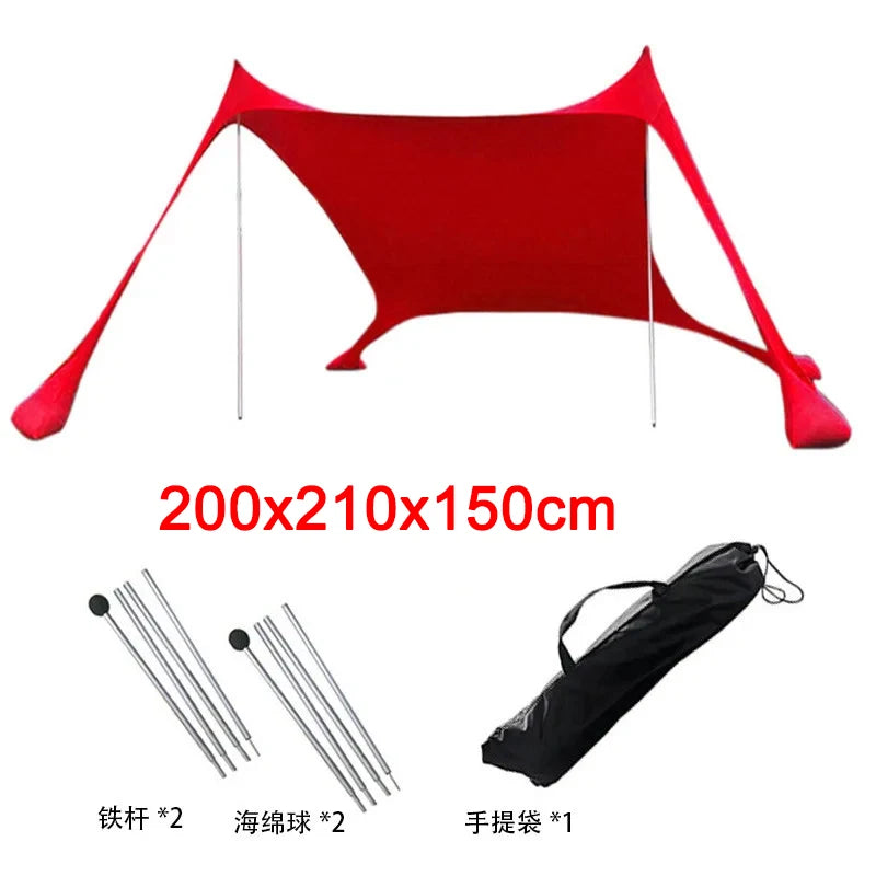 Portable Pop Up Beach Canopy Tent Sunshade For Camping